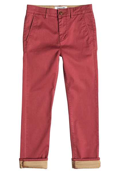 Quikargento Krandy Straight Blaw - Rosso Bambini Accogliente Pantaloni (L7360)